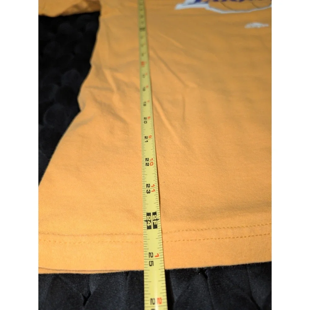 Adidas Los Angeles Lakers Graphic Team Logo T-Shirt Yellow SIze Medium
